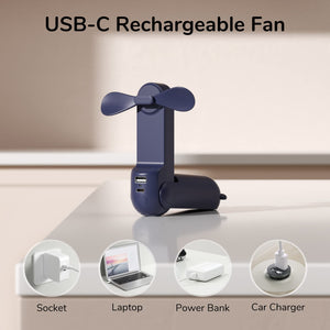 JISULIFE Handheld Mini Fan, 3 IN 1 USB Rechargeable Portable Fan [12-19 Working Hours] with Power Bank, Flashlight, Pocket Design for Travel/Summer/Concerts/Lash, Gifts for Women (Pink)