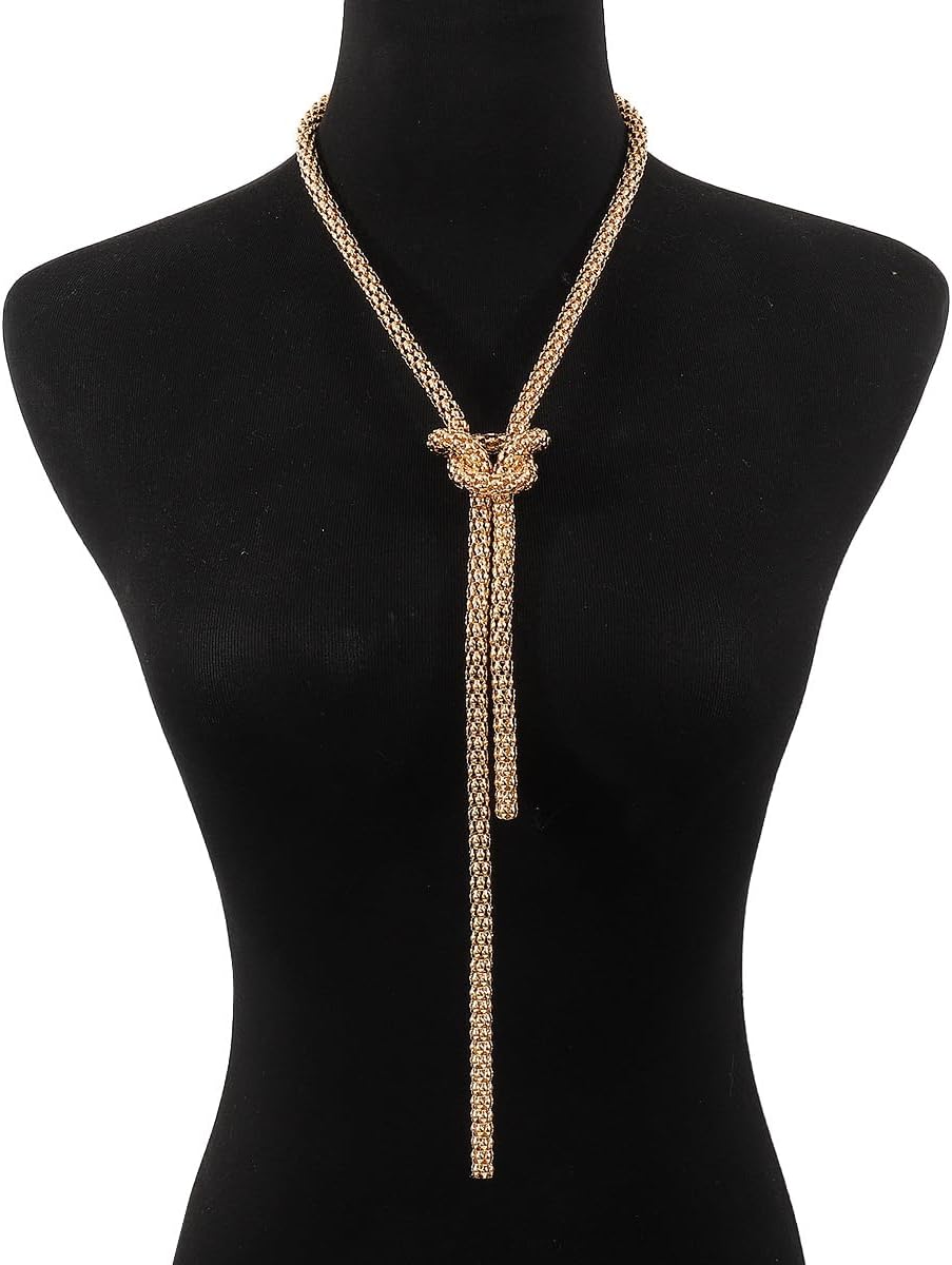 Lariat Necklace for Women Dainty Gold Pearl Necklaces Simple Minimalist Charm Jewelry for Women Gift