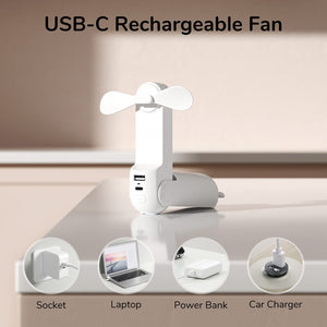 JISULIFE Handheld Mini Fan, 3 IN 1 USB Rechargeable Portable Fan [12-19 Working Hours] with Power Bank, Flashlight, Pocket Design for Travel/Summer/Concerts/Lash, Gifts for Women (Pink)