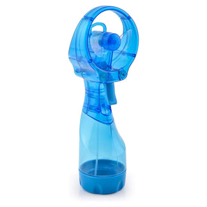 O2COOL Deluxe Handheld Battery Powered Water Misting Fan (Dark Blue) 2 Pack